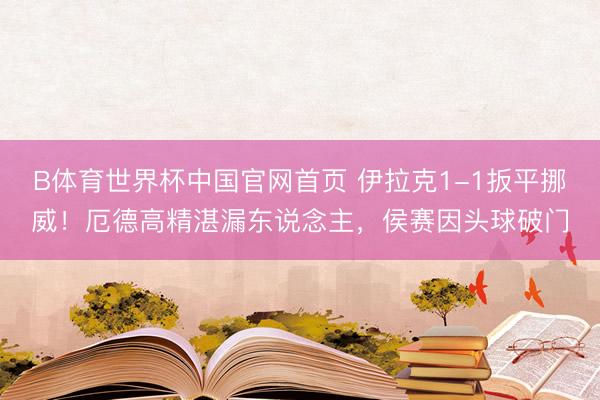 B体育世界杯中国官网首页 伊拉克1-1扳平挪威！厄德高精湛漏东说念主，侯赛因头球破门